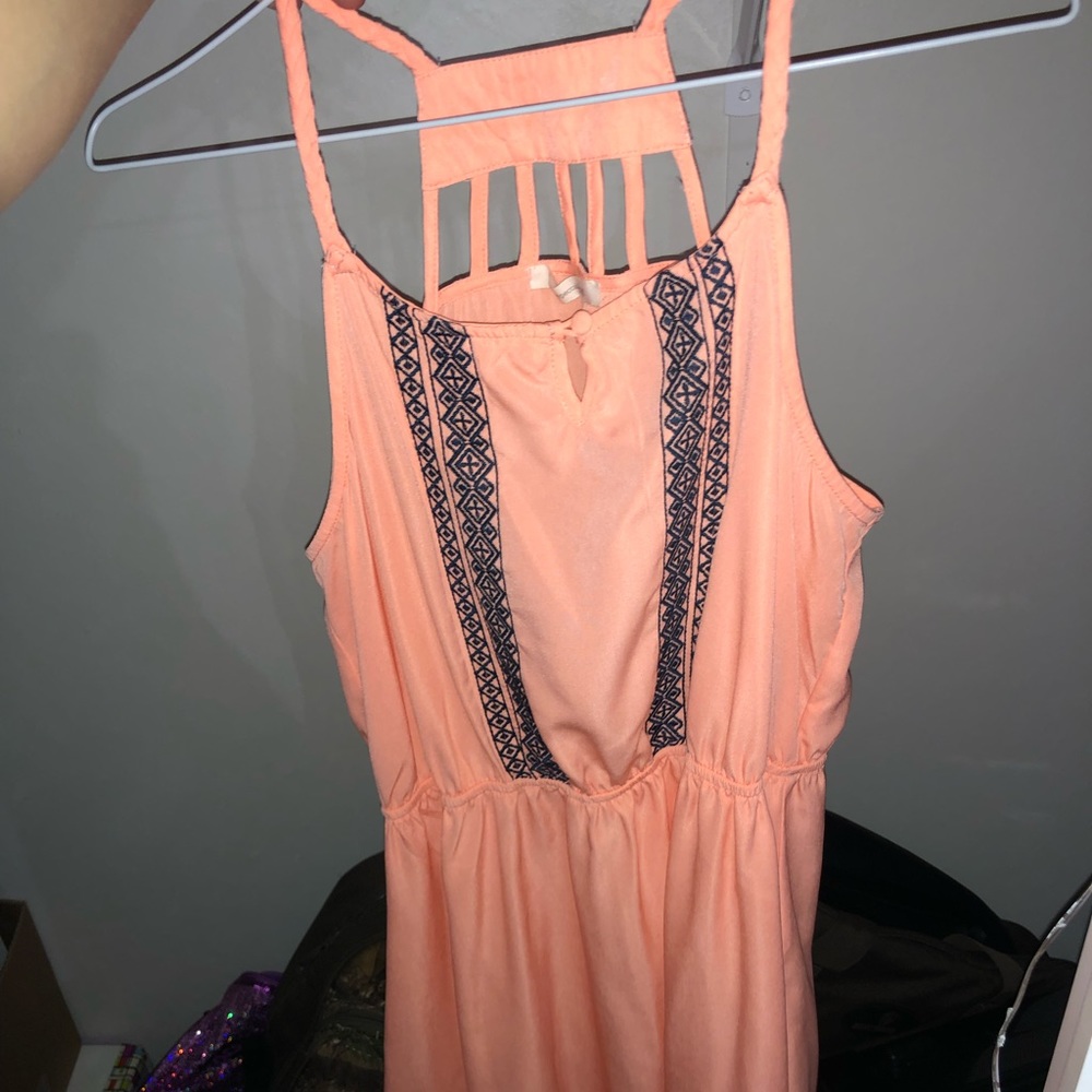 Peach Dress